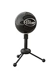 Logicool G Blue Snowball BM250BK USB ゲーミングマイク コンデンサーマイク 単一指向性 実況 ストリーミ