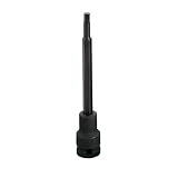 トネ(TONE) ロングヘキサゴンソケット(マグネット付) HP3KH-04LK 差込角9.5mm 二面幅4mm