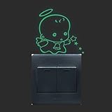 GENERIC DIY Luminous Stickers Super Bright Glow in the Dark Switch Sticker Wall Decor #05133891