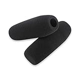 MITUKE マイクスポンジ ガンマイク用 ウィンドスクリーン マイク風防 交換用スポンジ ビデオ撮影 家庭やオフィス内の空調音 伸縮性あり屋外使用も可能 雑音防止 カバー (140mm/2個 セット)