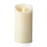 Luminara Flameless Candle - Vanilla Scented Ivory Wax Pillar - 7 in [並行輸入品]