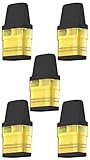 Hilax ジョイテック ワイドウィック 専用 交換POD 5個入り 電子タバコ コイル pod スターターキット ベイプ VAPE 本体 禁煙 リキッド ワイド トップフィル DL MTL 小型 コンパクト ① 1.2Ω ブラック