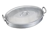 アルミ オーバルパン(フタ付)29cm 4202300
