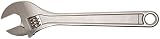 Martin A12 Forged Alloy Steel 1-1/2" Capacity Adjustable Wrench, 12" Overall Length, Cobalt Finish [