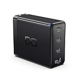 CIO LilNob USB PD 4ポート 100W 急速 充電器 GaN 窒化ガリウム Type-C/USB-C/折畳式プラグ 超コンパクト iPhone 12/iPad/Android/Switch/Macbook/Air/Pro対応 CIO-G100W3C1A