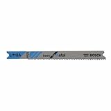 Bosch U118A 2-3/4-Inch, 24TPI, HSS Universal Shank Jigsaw Blade, 5 Pack [並行輸入品]