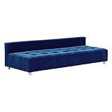 arne ベンチソファ ベンチ イス 背もたれ コーナーソファー ローソファー Baggy DX-armless 3×8 モケット ブルー