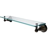 Kingston Brass BA4819ORB Metropolitan Glass Shelf, Oil Rubbed Bronze by Kingston Brass