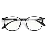 [FEISEDY] ブルーライトカットメガネ 紫外線カット UV400 透明レンズ TR90フレーム パソコン用 度なし おしゃれ 韓国 男女兼用 B1136