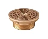 Zurn Wilkins zn400 – 8bタイプ" B " 8 "ラウンドStrainer Polished NickleブロンズTop