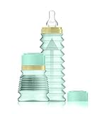 BIBEO Lifestyle, Baby Milk Feeding bottle 40% Organic.Unique Air vacuum Colic Relief and Safe Powder