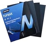 Norton 01295 9-inch X 11インチ320 A Tufbak Durite防水紙