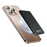 ARKEEP モバイルバッテリー 薄型 9.7mm 軽量小型 マグネット式 5000mAh PD20W高速充電 2台同時充電可能 PSE認証