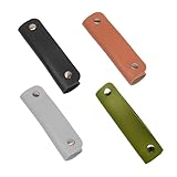 BLOOPIC バッグ 持ち手 カバー 持ち手カバー バッグハンドルカバー 4個セット PUレザー 滑り止めグリップ付き トート 取っ手 革小物 男女兼用 メンズ レディース