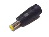 D DCプラグ変換アダプタ 5.5mmx2.1mm ⇒ 5mm×3mm/Cピン有り
