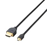 エレコム micro HDMI ケーブル 0.7m 4K × 2K対応 ブラック DH-HD14EU07BK