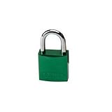 Brady Aluminum Lockout/Tagout Padlock Keyed Different 1-3/5 Body Length 1 Shackle Clearance Green (P