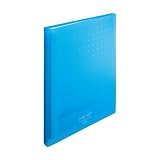 リヒトラブ クリヤーブック 交換式 A4 30穴 30ポケット ブルー N7016-8