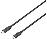 ＢＵＦＦＡＬＯ ＵＳＢ３．２ Ｇｅｎ２ Ｃ－Ｃ ＰＤ５Ａ対応ケーブル １．０ｍ ブラック BU3CC5P10BK