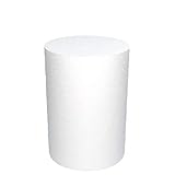 発泡スチロール 円柱 直径３００ｍｍ×長さ４００ｍｍ １個 普通硬さ