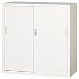 アール・エフ・ヤマカワ:スチール引違書庫3×3型 3号 オフホワイト 303D-AW