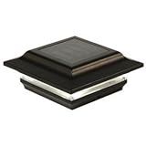 Classy Caps SL211B Aluminum Imperial Solar Post Cap, 4" x 4", Black [並行輸入品]