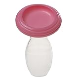 Dovewill 手動　さく乳器　乳ポンプ　ボトル　防塵カバー　母乳　マッサージ　花びら型　吸引ノズル　全3色 - ピンク