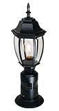 Heath/Zenith SL-4392-BK 360-Degree Motion-Activated Decorative Post Light, Black [並行輸入品]