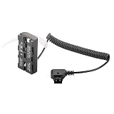 DF DC47フルデコードD-TAPコイルドオスからソニーLシリーズNP-F550 570 750 770 950 970ダミーカメラ、ソニーカムコーダー、モニター、LEDライト用ダミーバッテリー