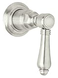Rohl A4912XMPNTO Country Bath Trim Package Volume Control with Cross Handle, Polished Nickel [並行輸入品]