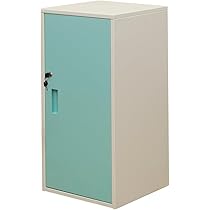 キューブBOX　鍵付きロッカー　ハイタイプ　ブルー Amazon.co.jp: キューブBOX鍵付ロッカー キューブボックス 扉