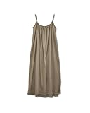 [アンドイット] and it_　ベーシックギャザーコットンキャミマキシ ワンピース [ M / 22.モカ ]