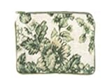 123 Creations C533CC-4.5x7 in. A-Toil-Green Needlepoint Cosmetic Case