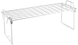 Whitmor Medium Stacking / Folding Helper Shelf, White by Whitmor