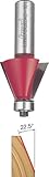 Freud 40-101 22-1/2-Degree Chamfer Router Bit with 1/2-Inch Shank by Freud