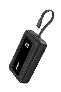 Anker Zolo Power Bank 20000mAh 45W USB-C一体型モバイルバッテリー PD/PowerIQ対応 ブラック