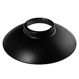 Naokin ゴールゼロ シェード GOAL ZERO カバー キャップ 三脚 アンバー 保護 付属品 アウトドア キャンプ ランタン フラットリフレクター ゴールゼロ アクセサリー 円形 (シェード（黒）)