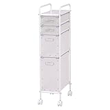 マルチストッカー/キッチン収納 【幅20cm×高さ91/87cm】 スリム スチールフレーム アジャスター/キャスター付き 【代引不可】 特配【TS1869】 top1-ds-1831715-ah [簡素パッケージ品]