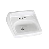 American Standard 0356.137.020 Lucerne Extra Right-Hand Hole Wall-Mount Sink, White [並行輸入品]