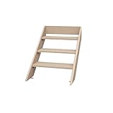 YKK ap　リウッドデッキ200　リウッドステップ5型　Hタイプ　踏板段数　3段　『ウッドデッキ　人工木』 　ナチュラルブラウン