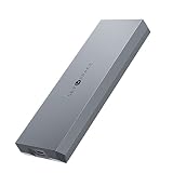 SETMSPACE m.2 ssd 外付けケース 10Gbps 高速転送 nvme ケース ミニマリスト m2 ssd ケース アルミ m.2 ケース 放熱性が ssd 外付けケース M.2 NVME+NGFF SSD 2230/2242/2260/2280 M key/B+M key対応 4TB【USB C to USBA/C ケーブル付き】