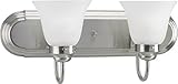 Homestyle hs21008 – 09 2ライトBathブラケットin Brushedニッケル