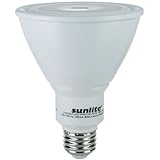Sunlite PAR30L/LED/14W/FL40/DIM/ES/27K LED 2700K PAR30 14W 75W Replacement 120V Medium Base PAR30 Ou