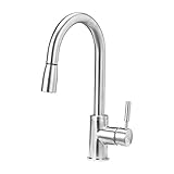 Blanco 441649 Sonoma 1.8 GPM Kitchen Faucet with Pull Down Spray, Small, Stainless Steel [並行輸入品]