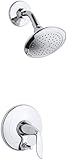 KOHLER K-T5319-4E-CP Refinia Shower Trim with Push-Button Diverter, Valve Not Included, Polished Chr