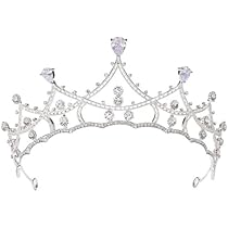 Amazon.co.jp: YOVEKAT プリンセスクラウンヘッドティアラ結婚式