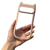 対応 Google Pixel 7A 用 背面ケース グーグル ピクセル7A カバー[Willtra]おしゃれ 韓国 猫耳 TPUバンパーケース 透明 黄ばみにくい ワイアレス充電対応 滑り止め 持ちやすい ストラップホール付き 耐衝撃 クリア 携帯カバー