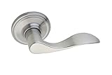 Copper Creek WL2290RHSS Waverly Dummy Door Lever, Satin Stainless [並行輸入品]