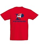 brand88 – Patriots " P " ( Alt ) ,子供用プリントTシャツ カラー: レッド