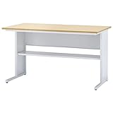 ワークデスク　棚板付き　幅1200×奥行700×高さ700　UO-F127FD (NA：ナチュラル)